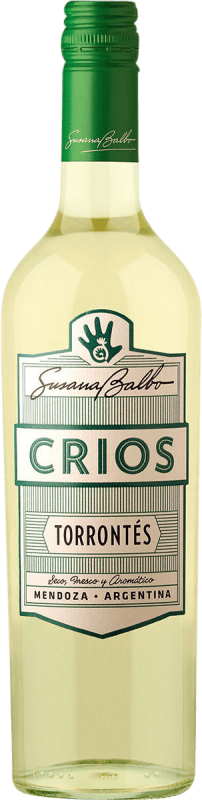 Envoi gratuit | Vin blanc Susana Balbo Crios Sec I.G. Mendoza Mendoza Argentine Torrontés 75 cl