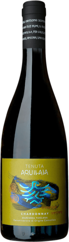 Envoi gratuit | Vin blanc Tenuta Aquilaia Sec D.O.C. Maremma Toscana Italie Chardonnay 75 cl