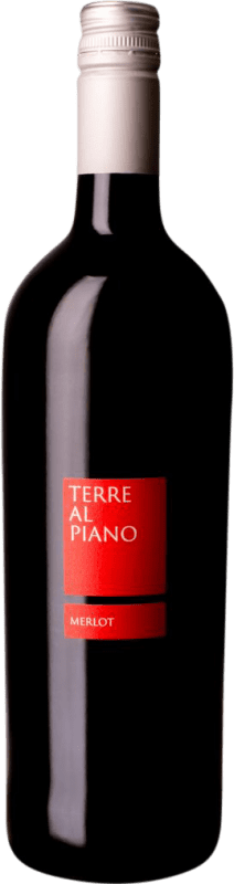 Envío gratis | Vino tinto Terre al Piano I.G.T. Delle Venezie Friuli-Venezia Giulia Italia Merlot 1 L