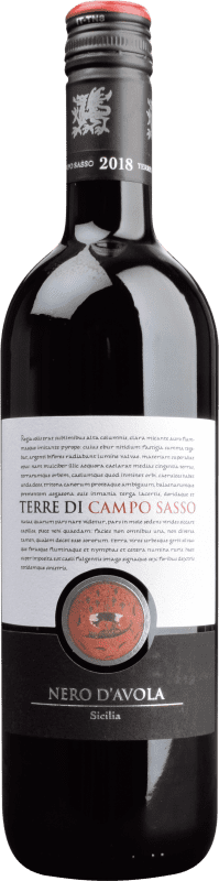 Free Shipping | Red wine Campo di Sasso D.O.C. Sicilia Sicily Italy Nero d'Avola 75 cl