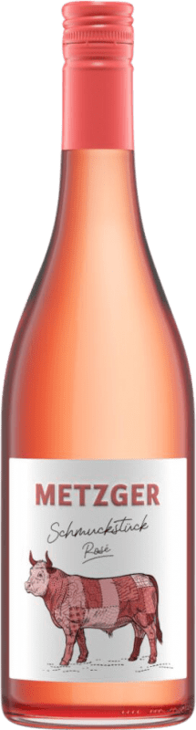 13,95 € Envio grátis | Vinho rosé Uli Metzger Schmuckstück Rosé Q.b.A. Pfälz