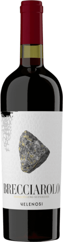 18,95 € Envío gratis | Vino tinto Velenosi Brecciarolo Superiore Seco D.O.C. Rosso Piceno