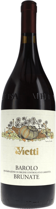 Envoi gratuit | Vin rouge Vietti Brunate Sec D.O.C.G. Barolo Piémont Italie Nebbiolo Bouteille Magnum 1,5 L