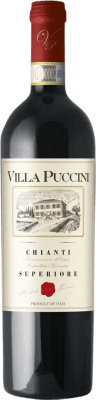 Free Shipping | Red Wine Villa Puccini Superior D.O.C.G. Chianti Tuscany Italy Sangiovese, Canaiolo, Ciliegiolo 75 cl Villa Puccini Chianti Superior 75 cl