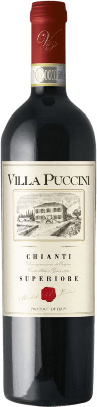 Envoi gratuit | Vin rouge Villa Puccini Superiore D.O.C.G. Chianti Toscane Italie Sangiovese, Canaiolo, Ciliegiolo 75 cl