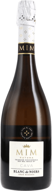 49,95 € Envío gratis | Espumoso Blanco El Cep MIM Natura Brut Nature Blanc de Noirs Gran Reserva D.O. Penedès