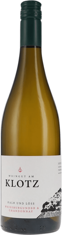 Kostenloser Versand | Weißwein AM Klotz Kalk und Löss Pinot Blanco Chardonnay Trocken I.G. Baden Baden Deutschland Chardonnay, Weißburgunder 75 cl