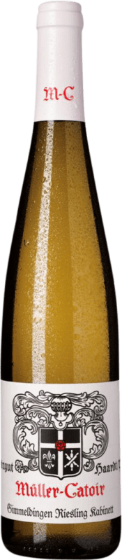 Free Shipping | White wine Müller Catoir Gimmeldinger Kabinett Feinfruchtig Semi-Dry Semi-Sweet V.D.P. Ortswein Pfälz Germany Riesling Organic 75 cl