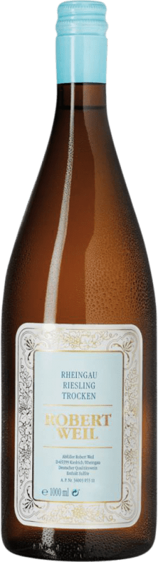 Бесплатная доставка | Белое вино Robert Weil сухой V.D.P. Gutswein Rheingau Германия Riesling 1 L