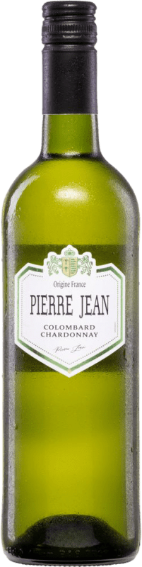 Бесплатная доставка | Белое вино Yvon Mau Pierre Jean Colombard Chardonnay сухой I.G.P. Vin de Pays Côtes de Gascogne Франция Chardonnay, Colombard 75 cl