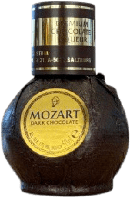 11,95 € Spedizione Gratuita | Liquori Suntory Mozart Chocolate Black Bottiglietta Mignon 5 cl