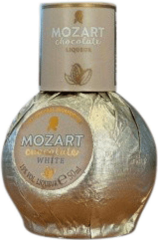 11,95 € Бесплатная доставка | Ликёры Suntory Mozart Chocolate Blanco Мини-бутылка 5 cl