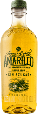 Pomace Brandy Modelo Corona Manzanares Sugar Free Amarillo — Yellow