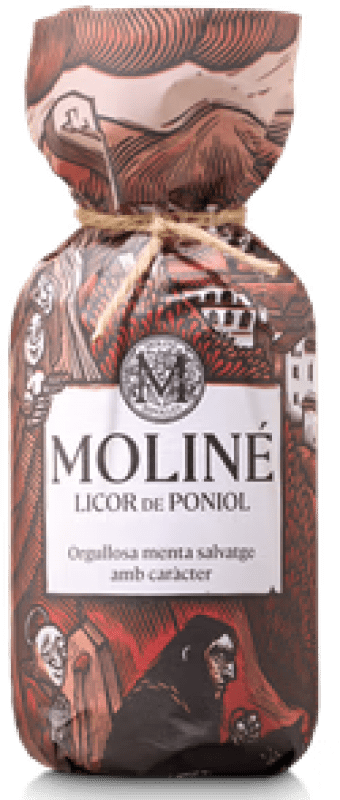 7,95 € Envoi gratuit | Liqueurs Moliné Petite Bouteille 20 cl Poliol — Menthe Pouliot