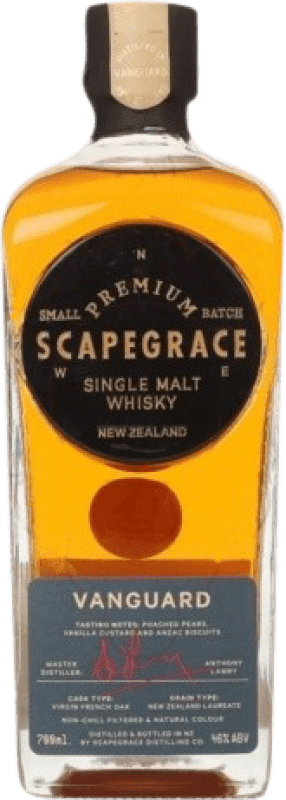 57,95 € | Whisky Single Malt Scapegrace Vanguard New Zealand 70 cl
