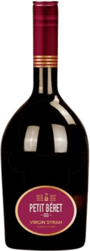 11,95 € | Red wine Le Petit Béret Virgin France Syrah 75 cl Alcohol-Free