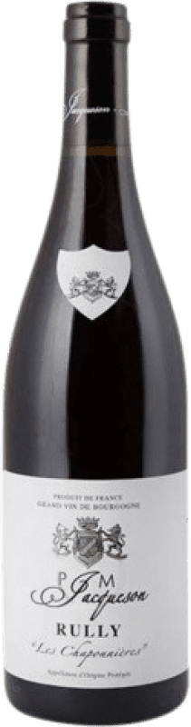 Free Shipping | Red wine Paul Jacqueson Chaponnières Aged A.O.C. Rully Burgundy France 75 cl