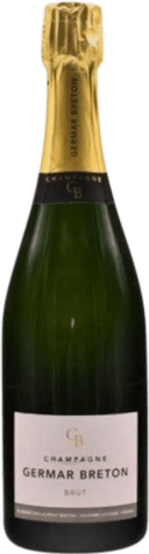 Free Shipping | White Sparkling Wine Germar Breton Brut Grand Reserve — Long Barrel-Aged A.O.C. Champagne Champagne France Pinot Noir, Chardonnay 75 cl
