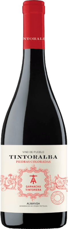 Envío gratis | Vino Tinto Tintoralba Piedras Coloradas Joven D.O. Almansa Castilla la Mancha España Garnacha 75 cl