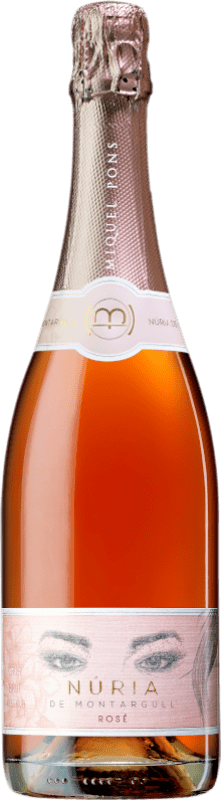 Бесплатная доставка | Белое игристое Miquel Pons Núria de Montargull Rosé D.O. Cava Испания Trepat 75 cl