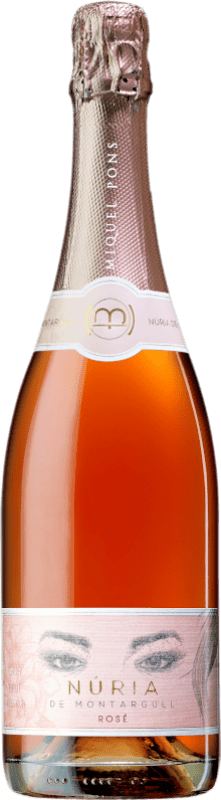 Free Shipping | Rosé Sparkling Wine Miquel Pons Núria de Montargull Rosé D.O. Cava Spain Trepat 75 cl