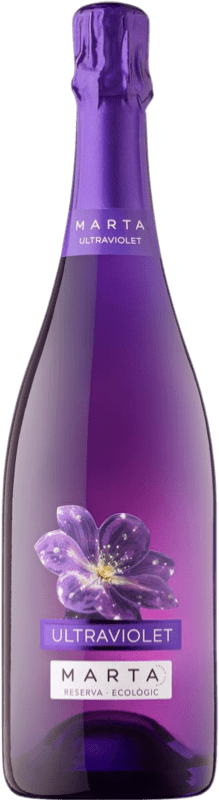 Free Shipping | White sparkling Canals Canals Marta Ultraviolet Ecològic Reserve D.O. Cava Spain Pinot Black, Xarel·lo Organic 75 cl