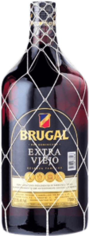 44,95 € | Rhum Brugal Extra Viejo — Extra Vieux République Dominicaine Bouteille Spéciale 1,75 L