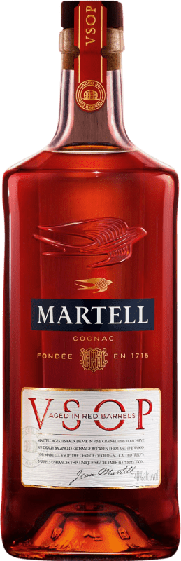 Free Shipping | Cognac Martell VSOP Very Superior Old Pale A.O.C. Cognac France 1 L