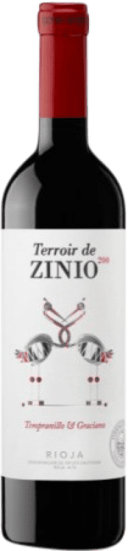 23,95 € Kostenloser Versand | Rotwein Patrocinio Terroir de Zinio 200 Tempranillo & Graciano Magnum-Flasche 1,5 L