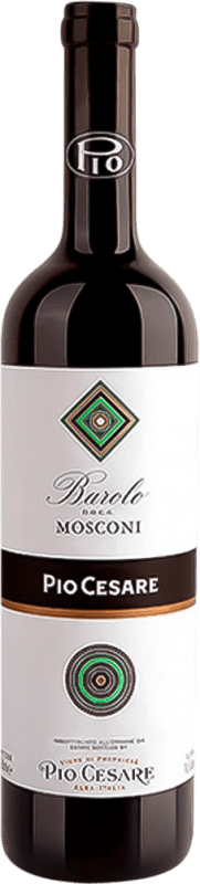 Бесплатная доставка | Красное вино Pio Cesare Mosconi D.O.C.G. Barolo Италия Nebbiolo 75 cl