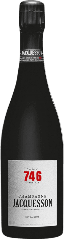 Free Shipping | White Sparkling Wine Jacquesson Nº 746 Extra Brut Cuvée Reserve — Aged A.O.C. Champagne Champagne France Pinot Noir, Chardonnay, Pinot Meunier Magnum Bottle 1,5 L