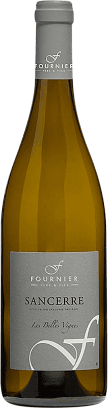 Envio grátis | Vinho branco Fournier Père Les Belles Vignes A.O.C. Sancerre França Sauvignon Branca 75 cl