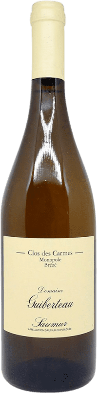 Envio grátis | Vinho branco Domaine Guiberteau Clos des Carmes Blanc A.O.C. Saumur França Chenin Branco 75 cl