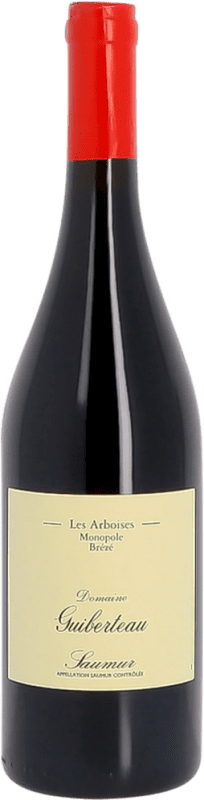 Бесплатная доставка | Красное вино Domaine Guiberteau Les Arboises A.O.C. Saumur Франция Cabernet Franc 75 cl