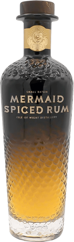 Envio grátis | Gin Mermaid Small Batch Spiced Rum Reino Unido 70 cl