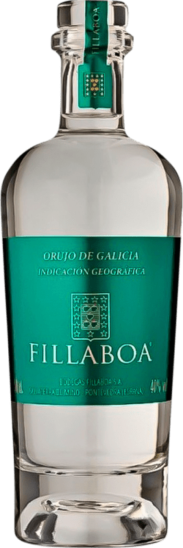 Envio grátis | Aguardente Orujo Fillaboa Blanco Espanha Garrafa Medium 50 cl