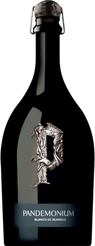 Free Shipping | White sparkling Vintae Pandemonium Blanco de Blancas D.O.Ca. Rioja Castilla y León Spain Viura 75 cl