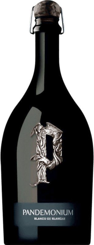 Free Shipping | White Sparkling Wine Vintae Pandemonium Blanco de Blancas D.O.Ca. Rioja Castilla y León Spain Viura 75 cl