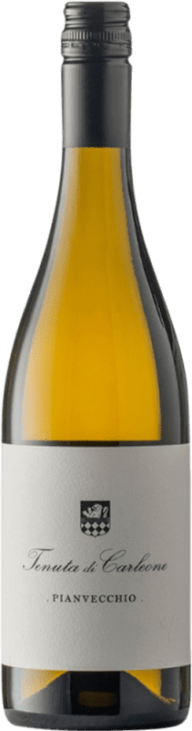 Envoi gratuit | Vin blanc Tenuta di Carleone Pianvecchio I.G.T. Toscana Toscane Italie Malvasía, Trebbiano, Vermentino 75 cl