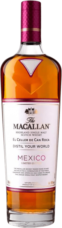 5 334,95 € Envío gratis | Whisky Single Malt Macallan Distill Your World Mexico El Celler de Can Roca Limited Edition