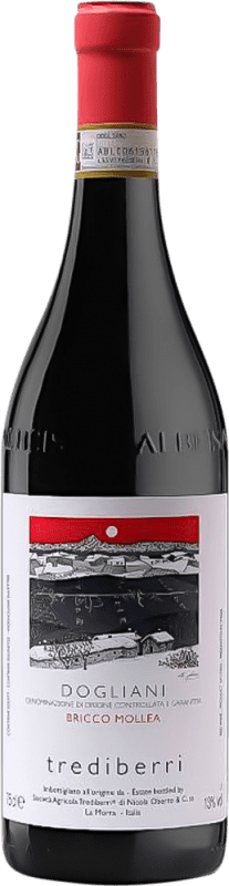 Envoi gratuit | Vin rouge Trediberri Bricco Mollea D.O.C. Dogliani Canavese Piémont Italie Dolcetto 75 cl