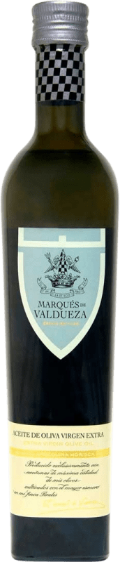 29,95 € Envío gratis | Aceite de Oliva Marqués de Valdueza AOVE Virgen Extra Botella Medium 50 cl Vidrio