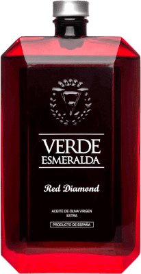 Envio grátis | Azeite de Oliva Verde Esmeralda Red Diamond Vidrio Andaluzia Espanha Royal Garrafa Medium 50 cl