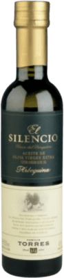 Azeite de Oliva Caixa de 12 unidades Familia Torres El Silencio Arbequina AOVE Virgem Extra Garrafa Pequena 25 cl Vidro