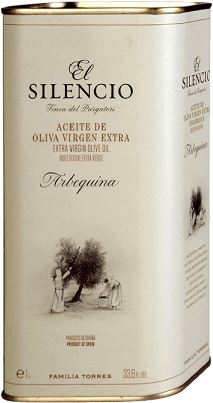 25,95 € | Оливковое масло Familia Torres El Silencio Каталония Испания Arbequina Большая банка 1 L