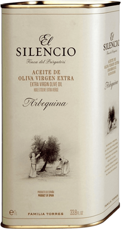 24,95 € | Aceite de Oliva Familia Torres El Silencio AOVE Virgen Extra Cataluña España Arbequina Lata Medium 1 L