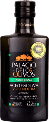 Spedizione Gratuita | Olio d'Oliva Olivapalacios EVO Extra Vergine Castilla-La Mancha Spagna Arbequina Bottiglietta 25 cl Vetro
