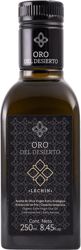 156,95 € Envio grátis | Caixa de 12 unidades Azeite de Oliva Oro del Desierto Lechín Vidrio Garrafa Pequena 25 cl