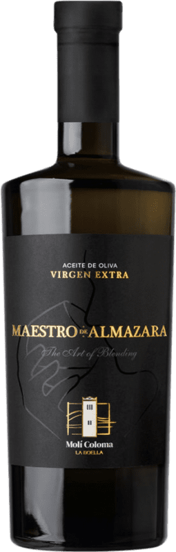 Envío gratis | Aceite de Oliva Finca Molí Coloma La Boella Maestro de Almazara Vidrio D.O.P. Siurana Cataluña España Botella Medium 50 cl