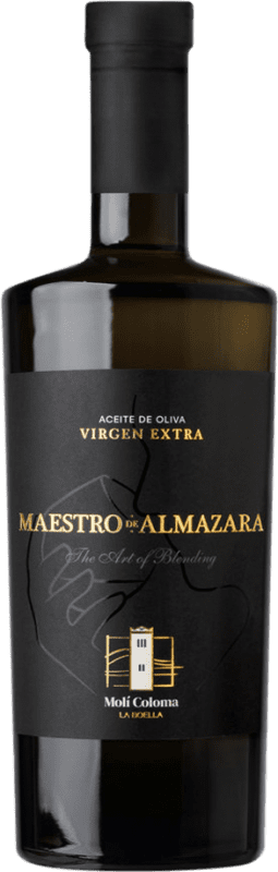 Free Shipping | Olive Oil Finca Molí Coloma La Boella Maestro de Almazara EVOO Extra Virgin D.O.P. Siurana Catalonia Spain Medium Bottle 50 cl Glass